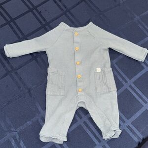 Carter's Gray One Piece with Yellow Accents